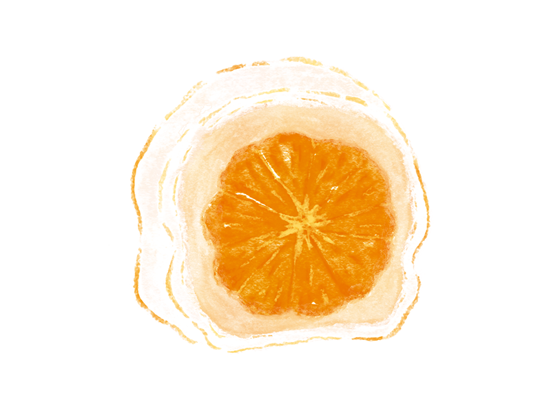 まるごとみかん大福